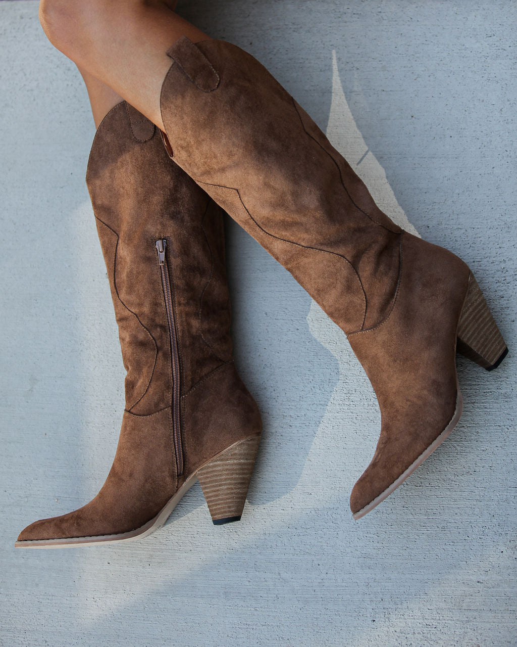 Lasso Western Boot - Camel