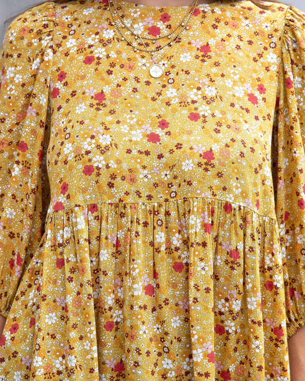 Orchard Adventures Floral Babydoll Top - FINAL SALE