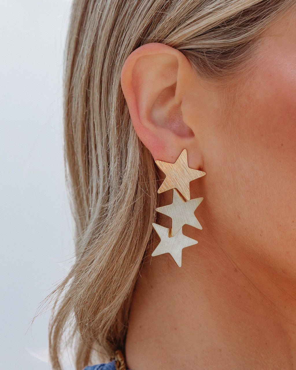 Shoot For The Stars Drops - Gold - FINAL SALE