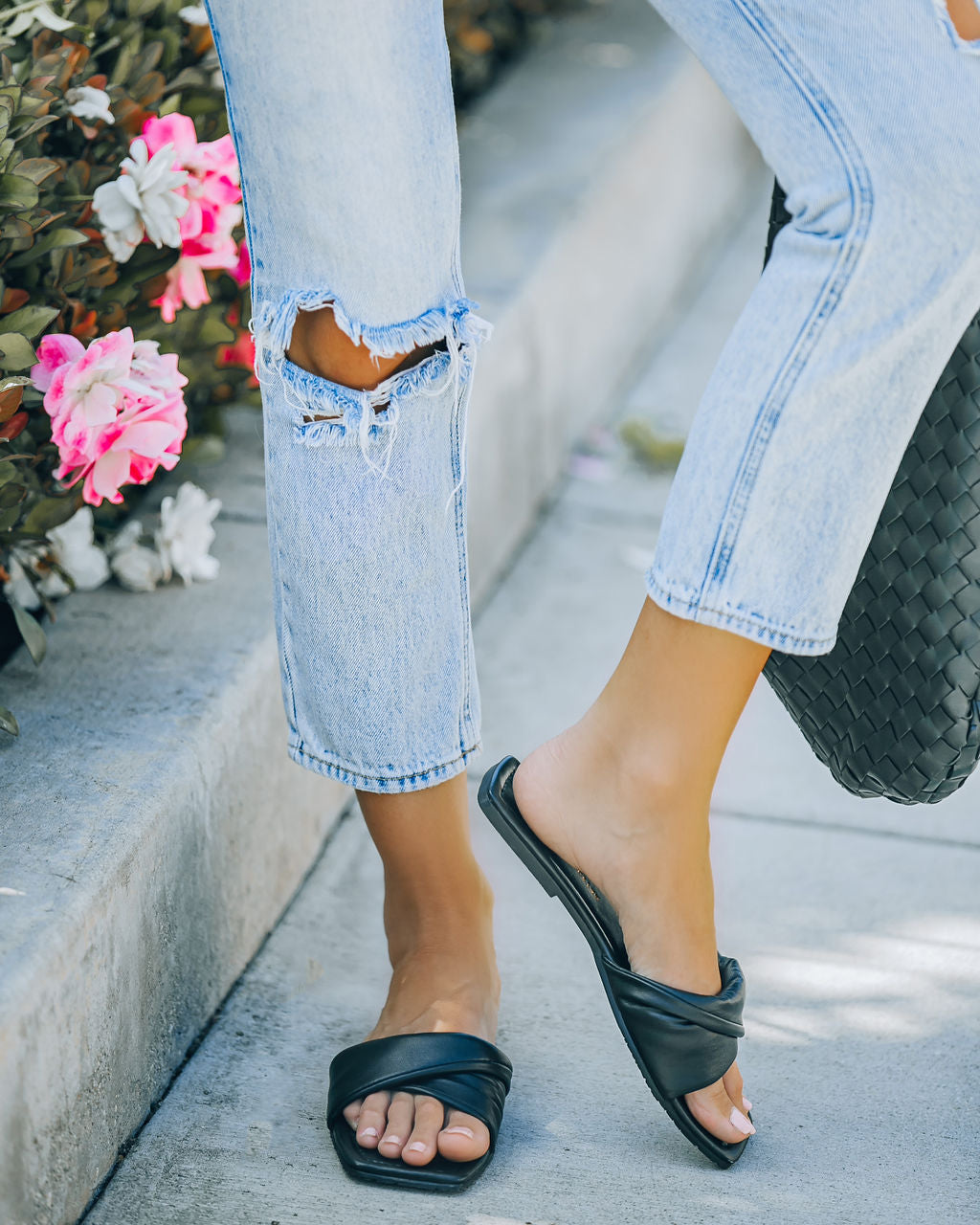 Meriah Slip Sandal - Black - FINAL SALE