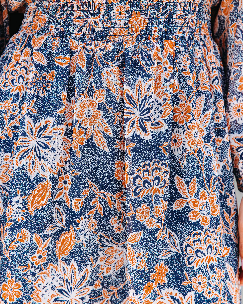 Endless Fall Beauty Ruffle Floral Mini Dress - SALE