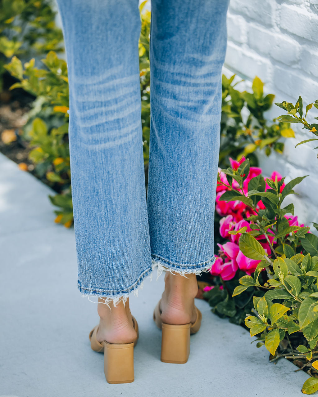 Twiggy Criss Cross Heeled Sandal - Tan - FINAL SALE