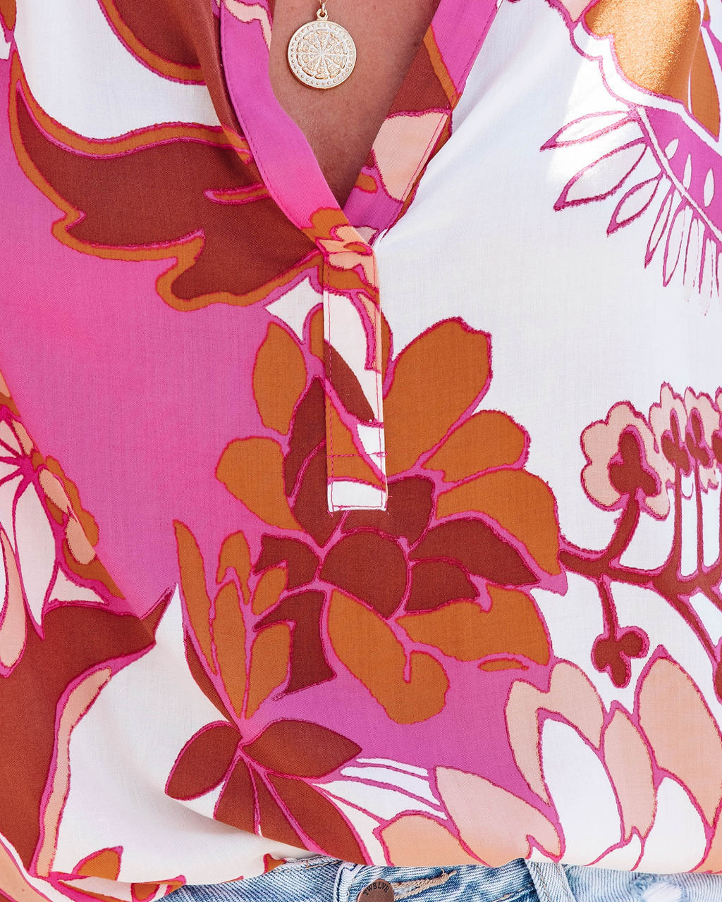 Peony Grace Short Sleeve Top - FINAL SALE