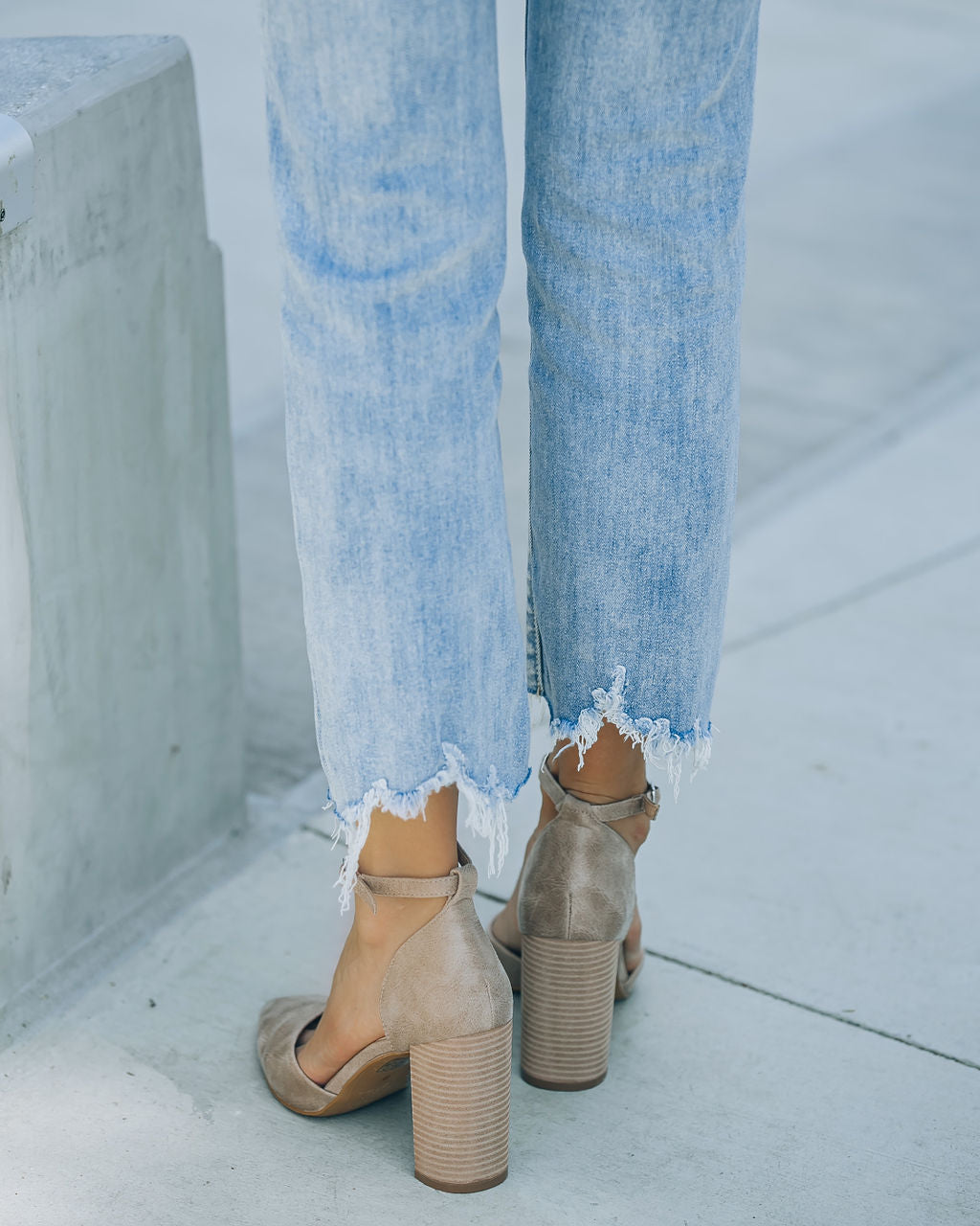 Jolie Faux Suede Pointed Strappy Heel - SALE