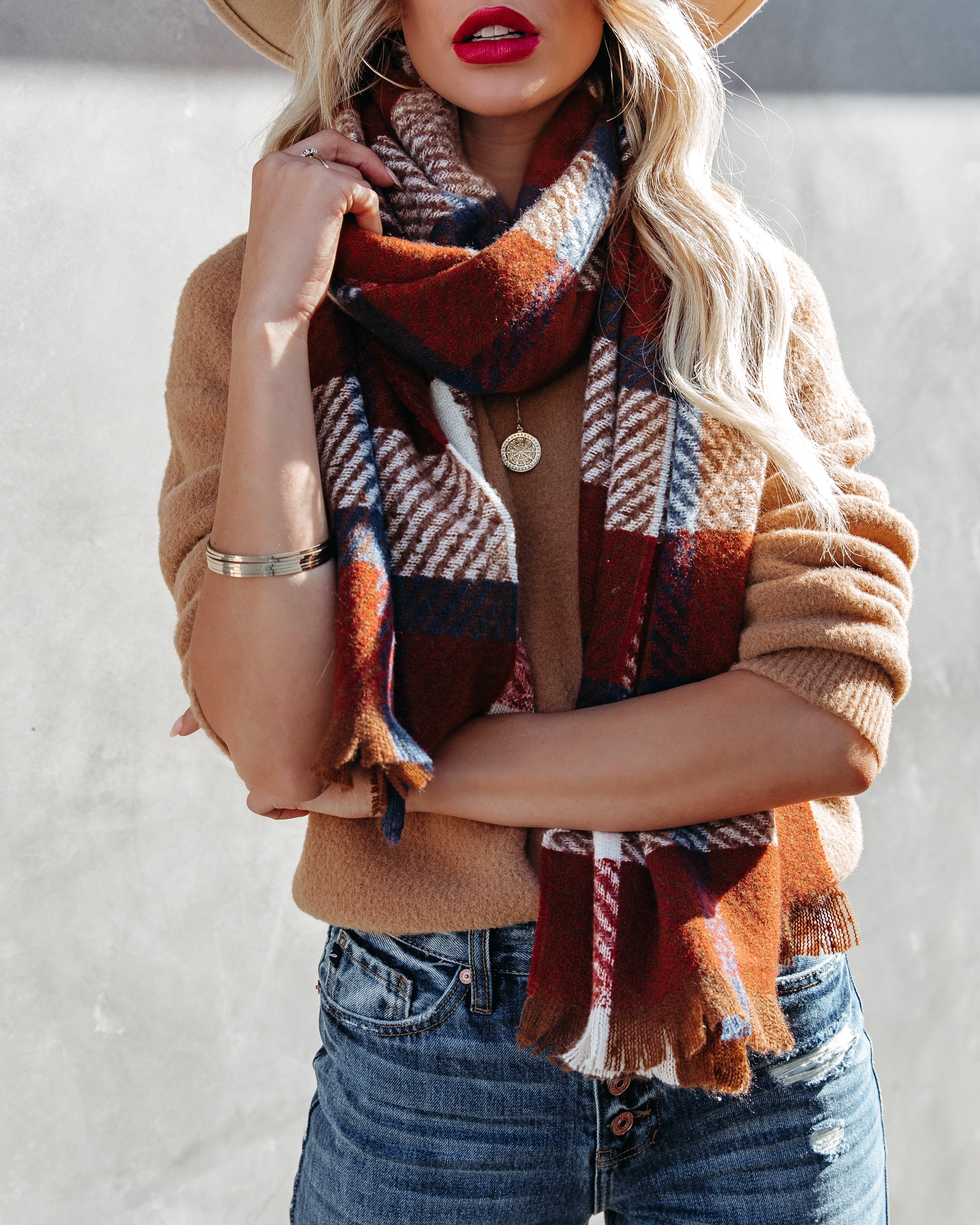 Colorful Season Plaid Scarf
