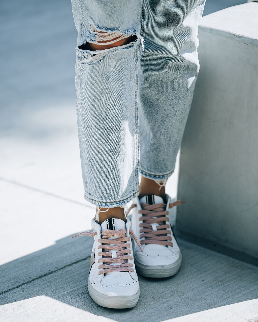 Paulina Snake High-Top Sneakers