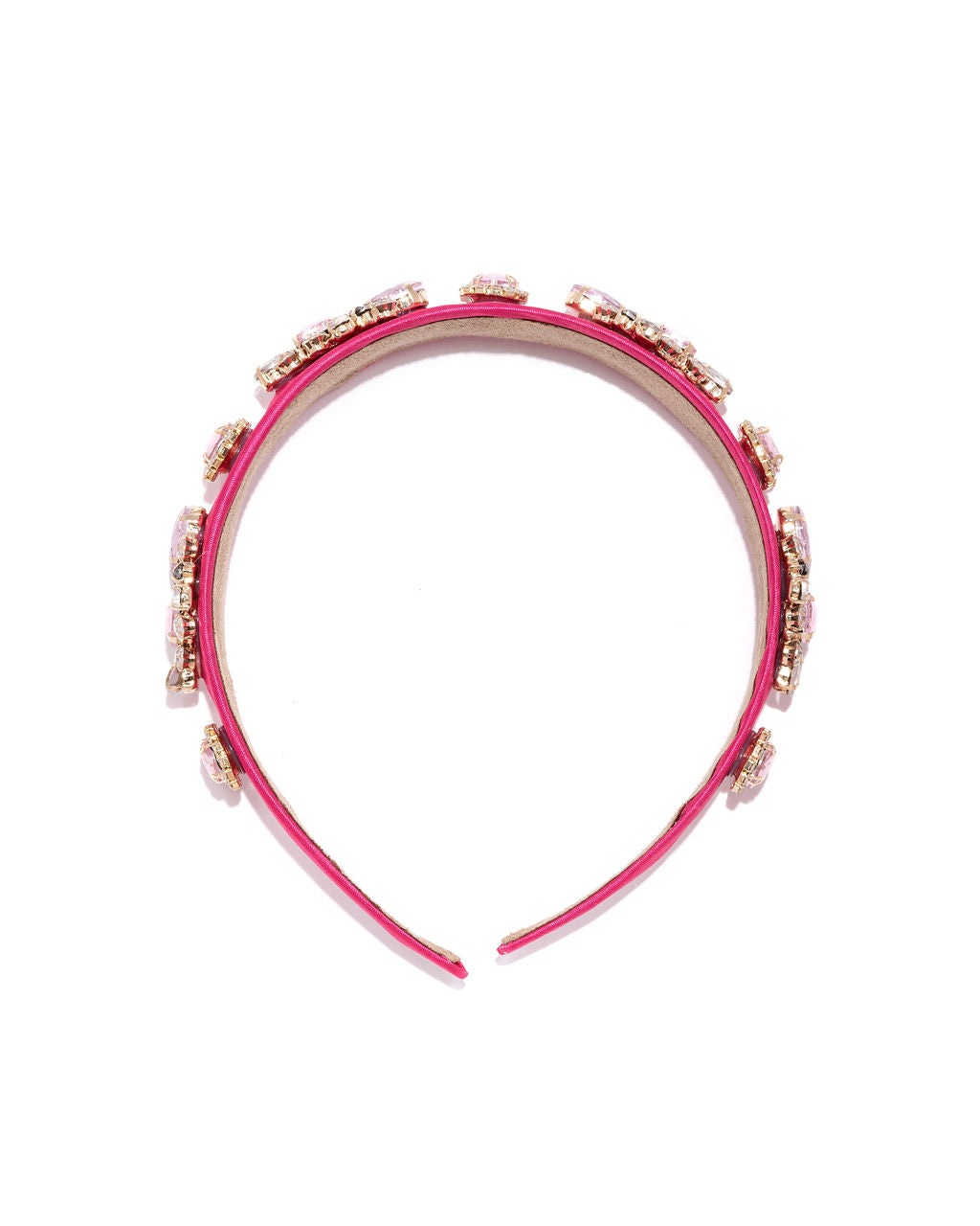 Chloe Crystal Headband - Pink - FINAL SALE