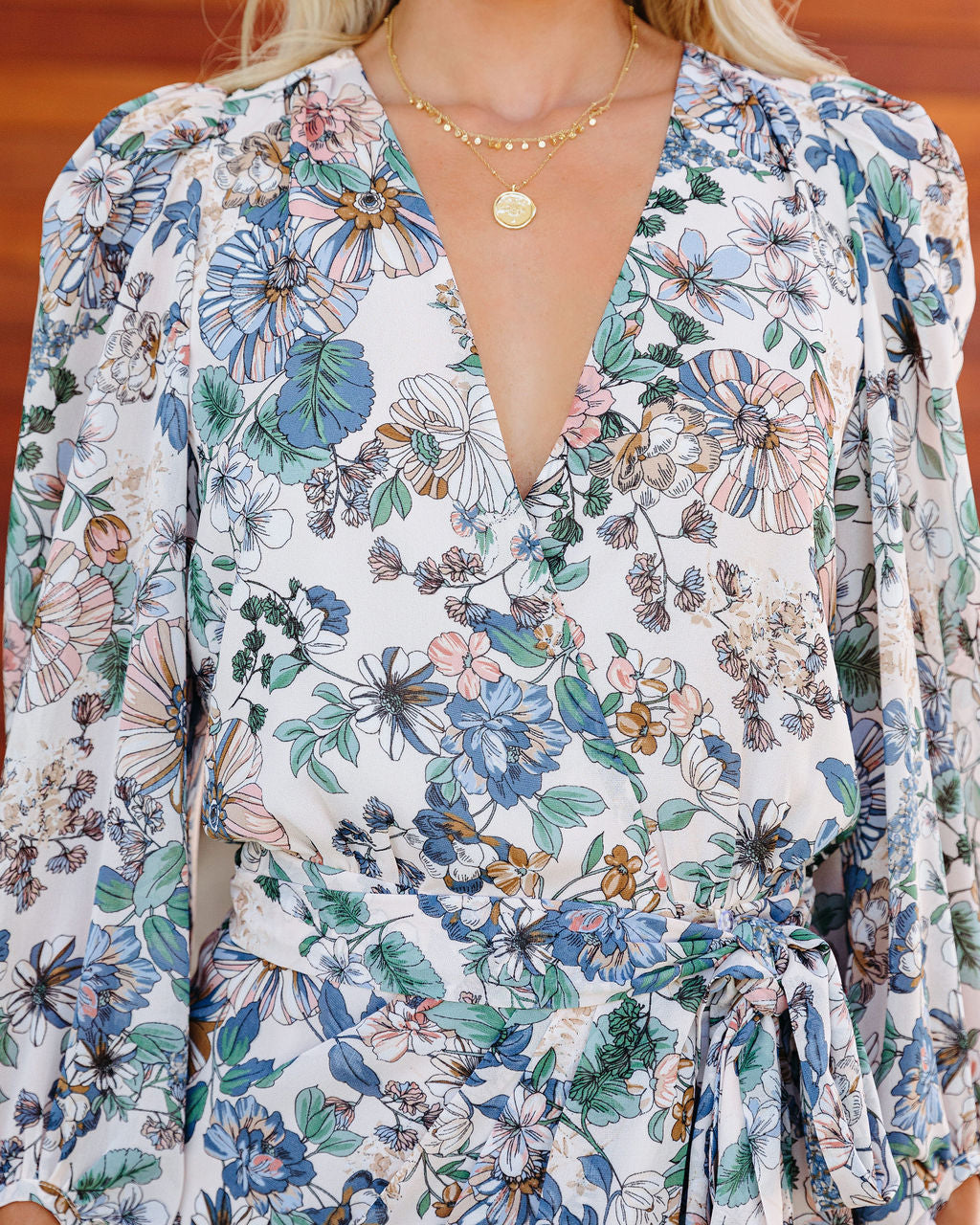 Sadella Floral Wrap Mini Dress - FINAL SALE