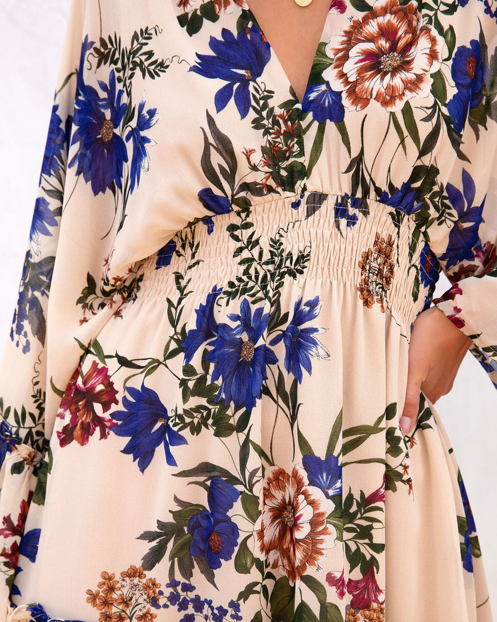 This Is Love Floral Bell Sleeve Mini Dress - SALE