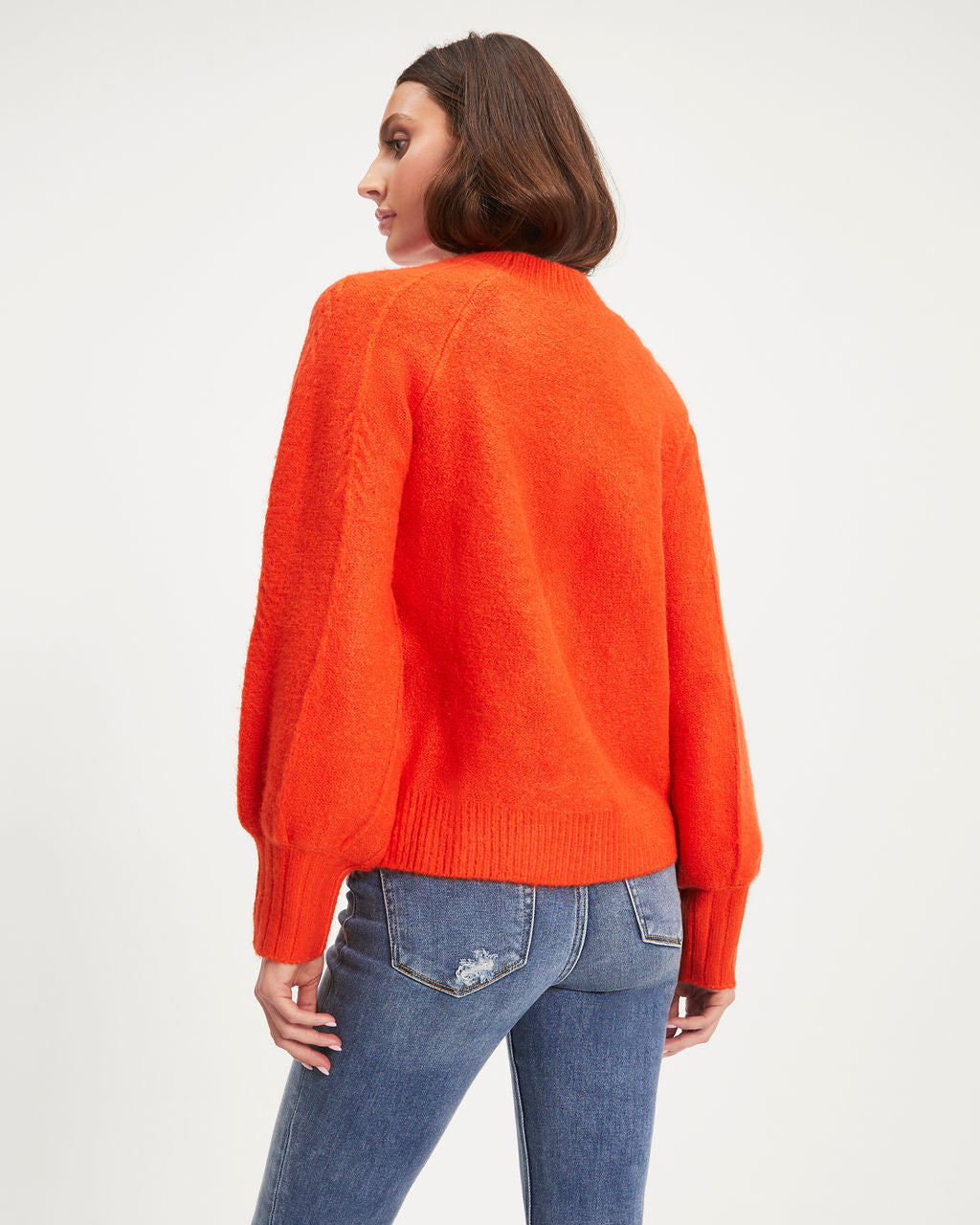 Seattle Knit Pullover Sweater - Orange