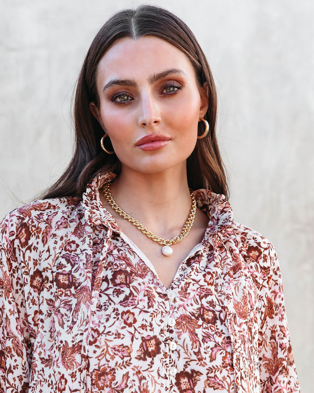 Dove Pearl Drop Necklace - Gold