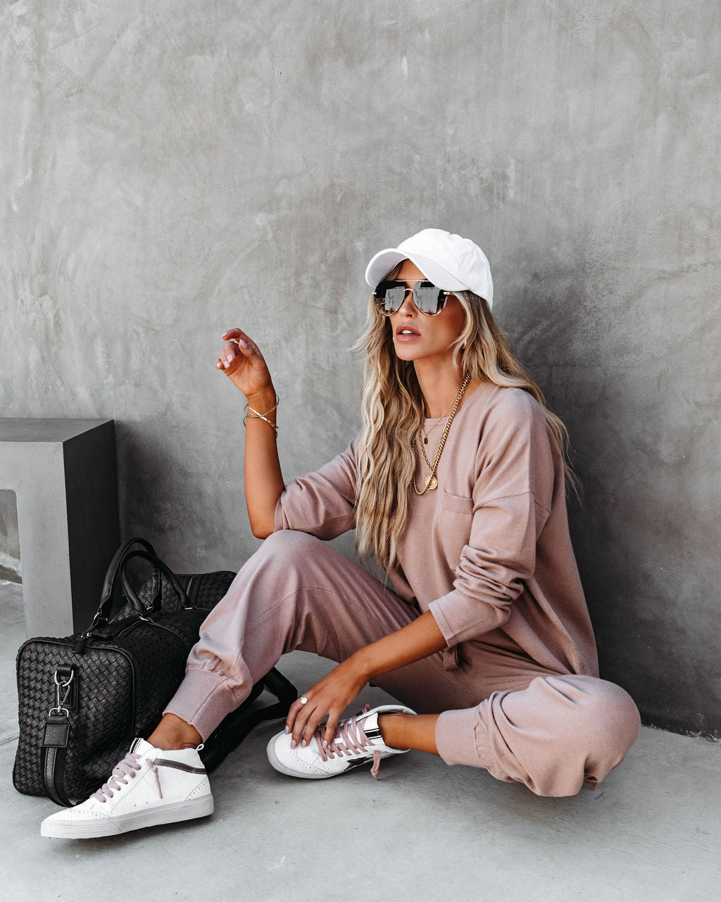 Glamping Babe Lightweight Knit Sweater - Mocha