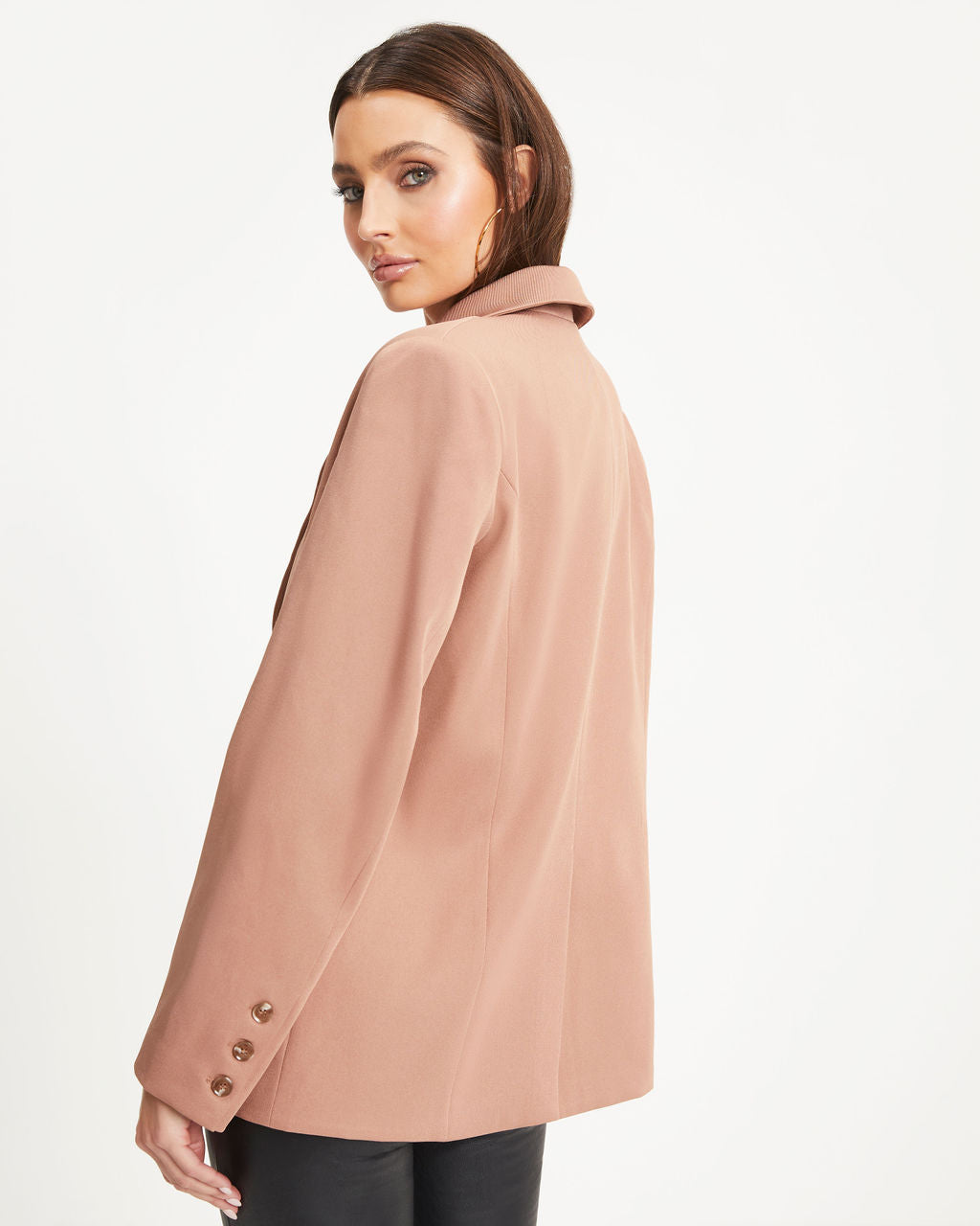 Aubrielle Pocketed Blazer - Camel