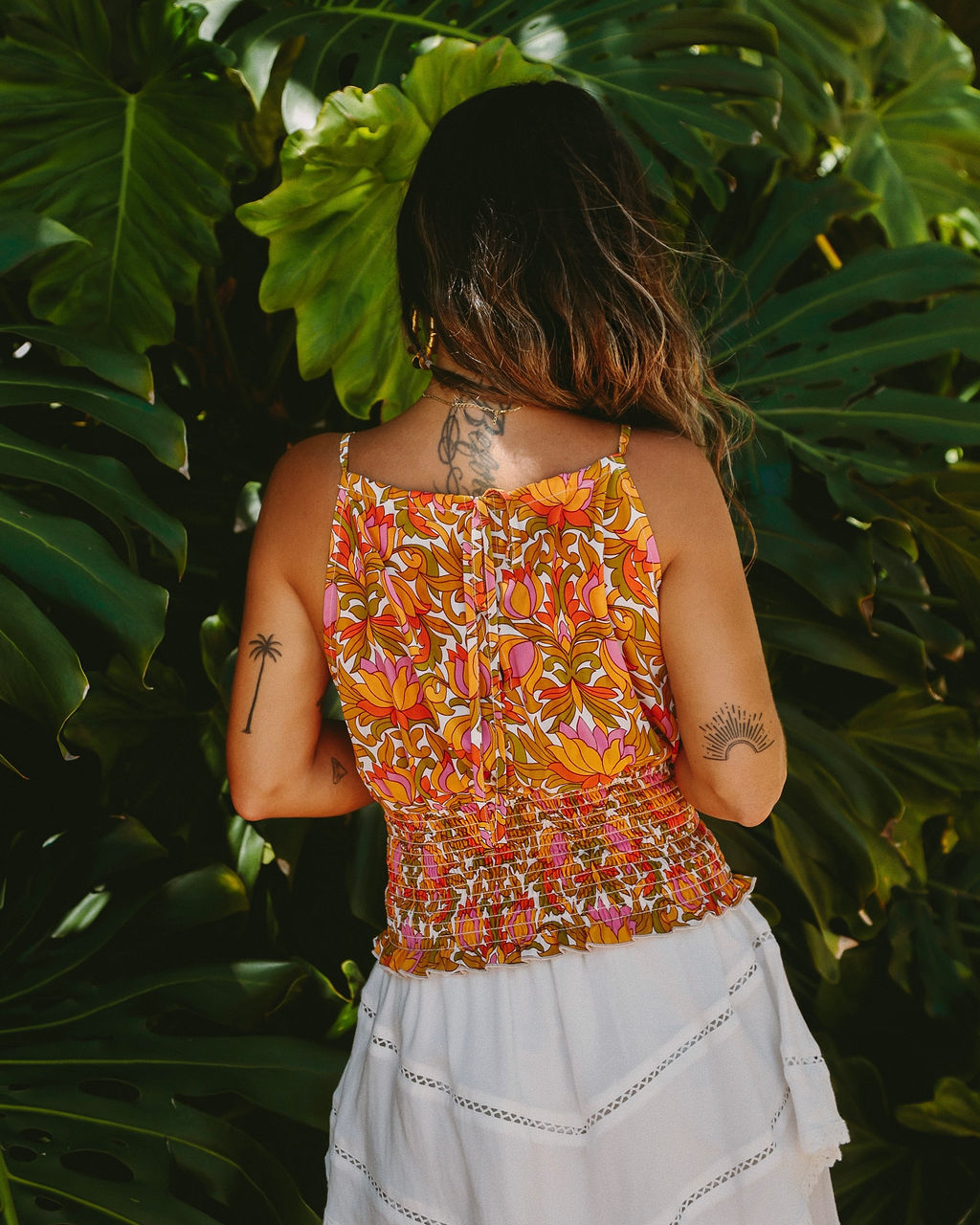 Coral Springs Smocked Crop Top - FINAL SALE