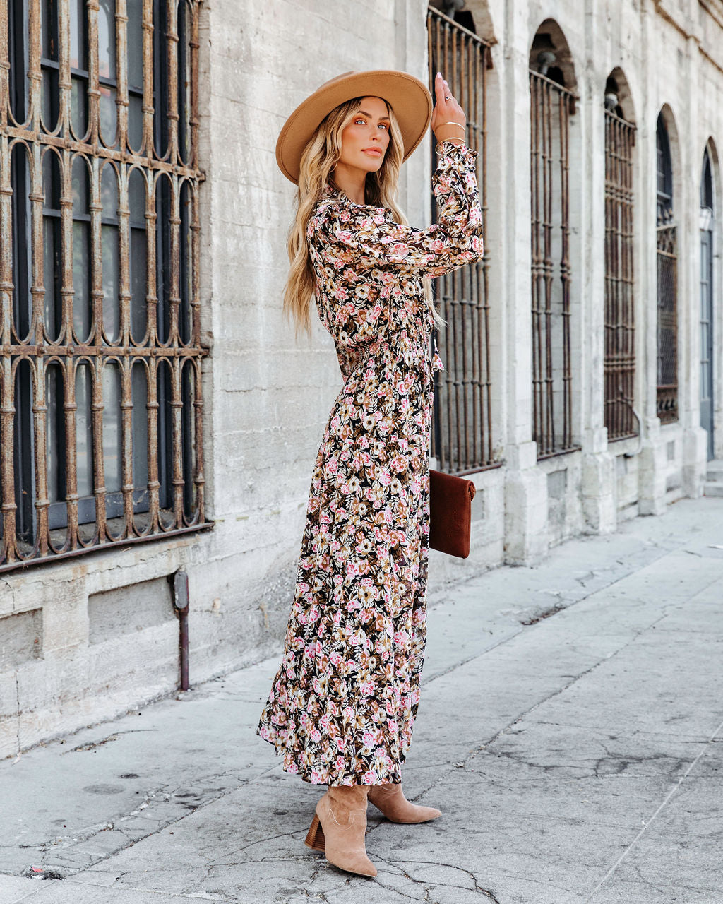 Bloom Your Own Way Ruffle Smocked Maxi Dress