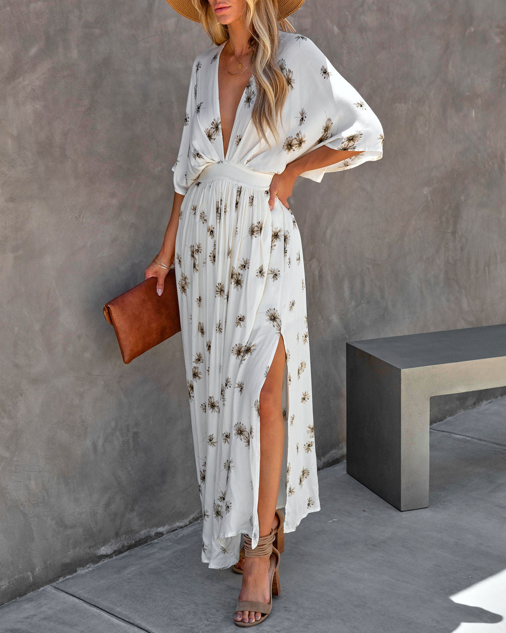 Memorable Summer Floral Pocketed Maxi Dress - FINAL SALE