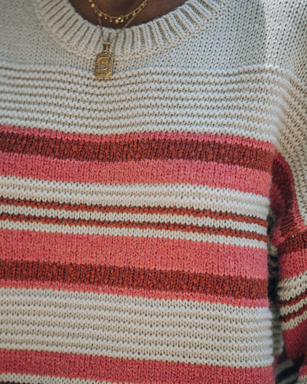 Stanford Striped Knit Pullover Sweater - FINAL SALE