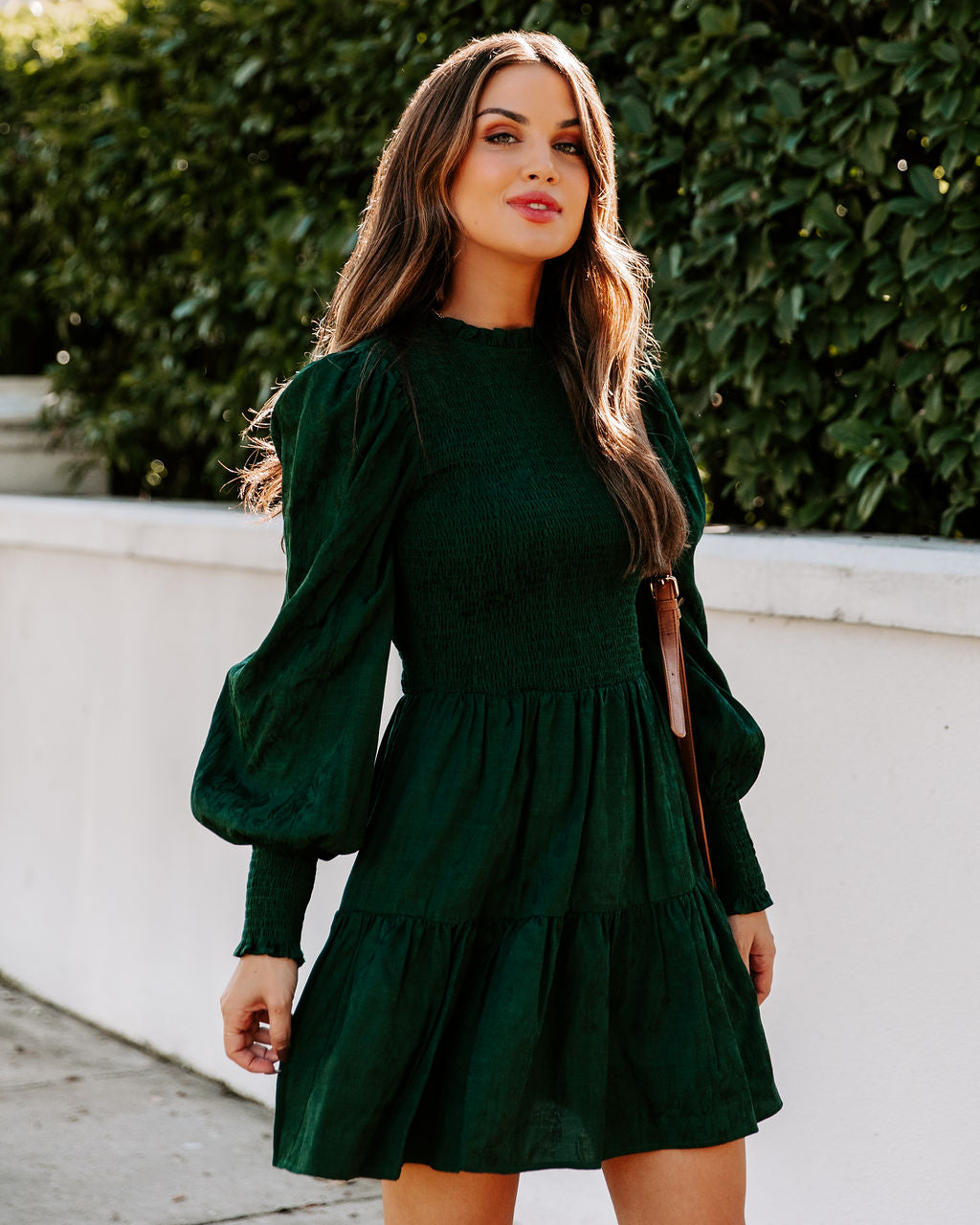Now Look At You Smocked Dress - Emerald