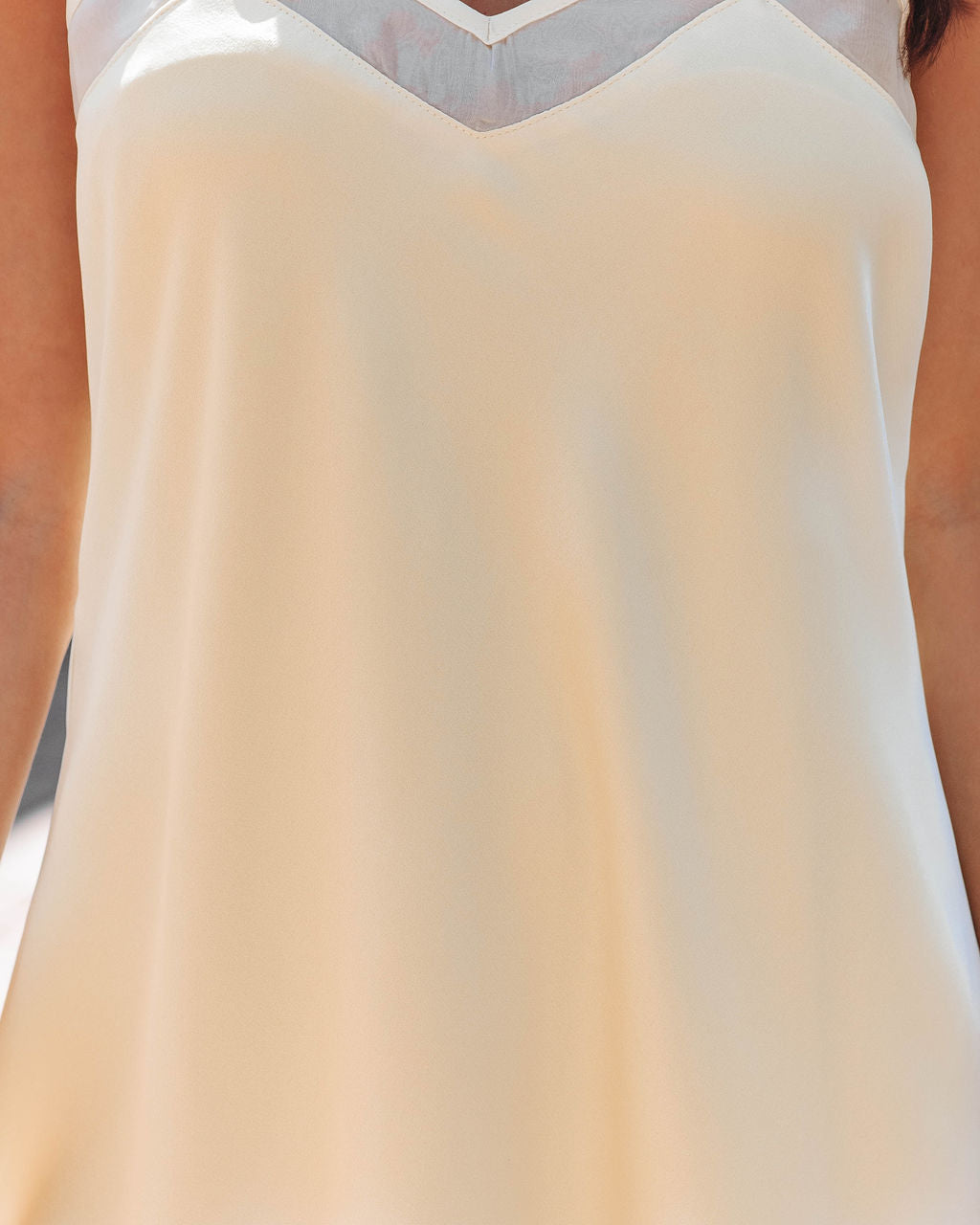 Lucy Dawn Slip Mini Dress - Yellow - FINAL SALE