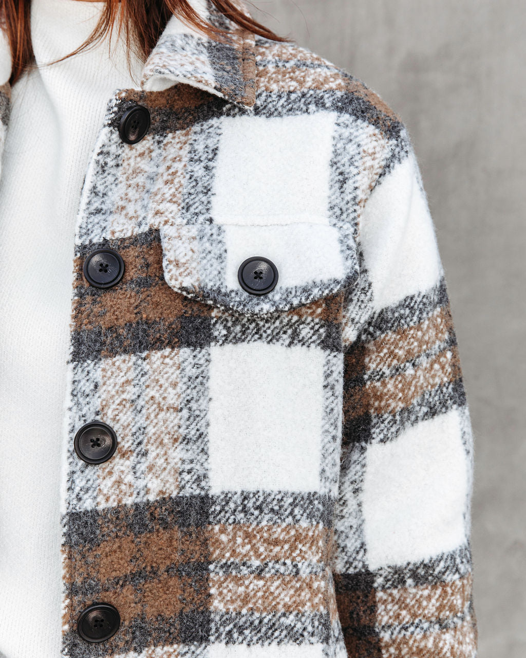 Chester Pocketed Plaid Jacket
