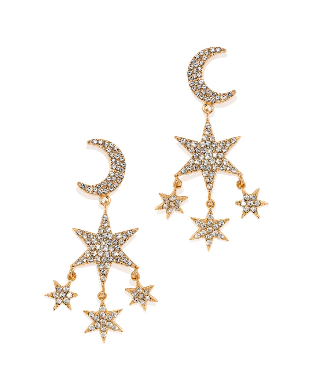 Hang The Moon And Stars Earrings - FINAL SALE