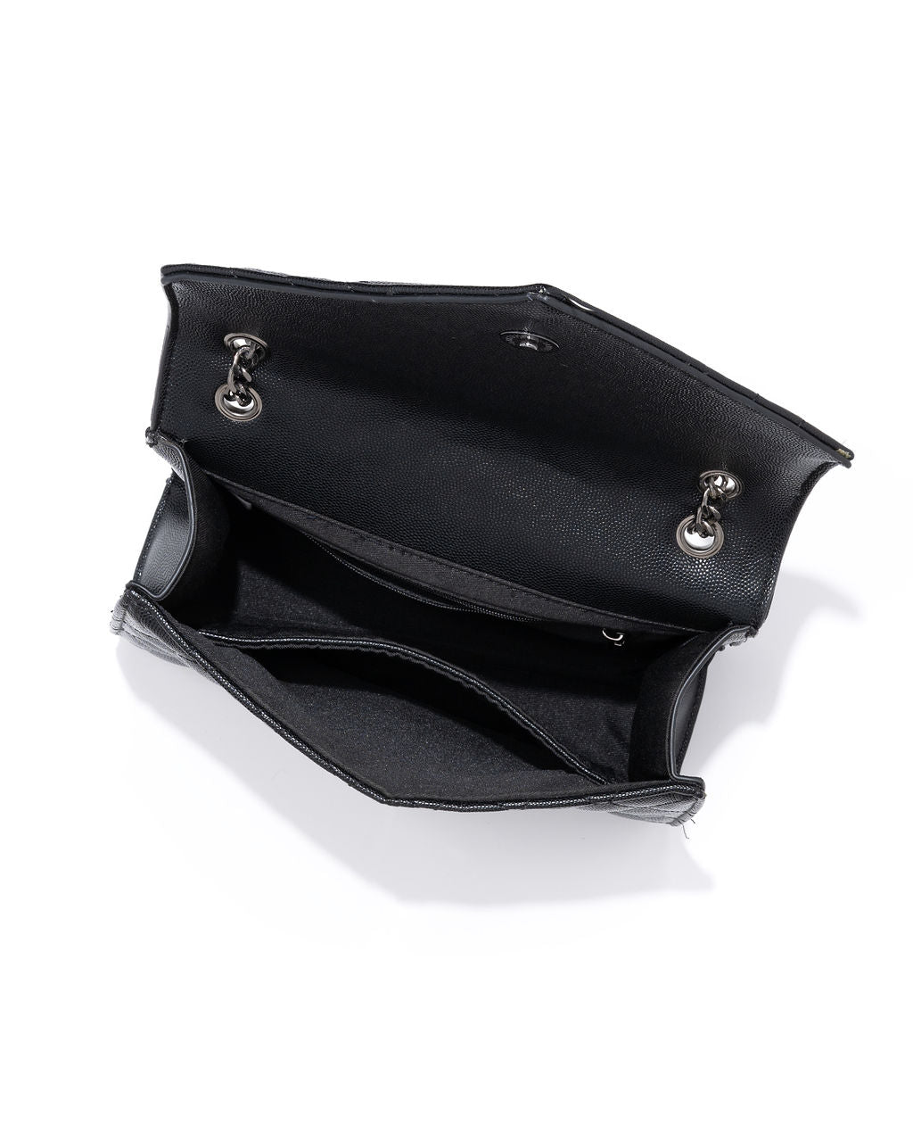 Jemima Quilted Crossbody Bag - Black