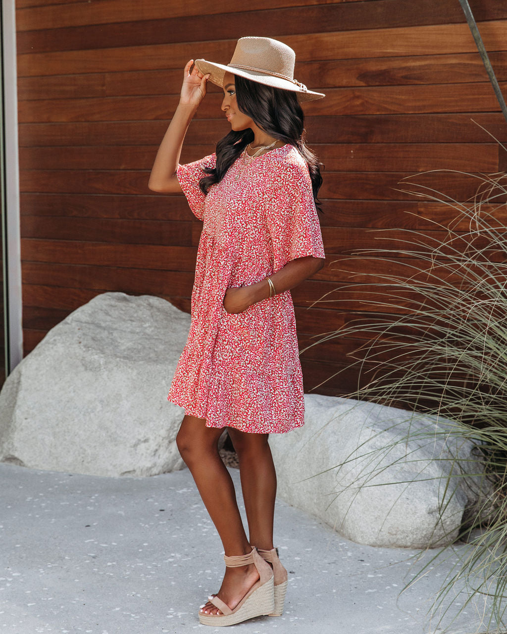 Sharity Pocketed Babydoll Dress - FINAL SALE