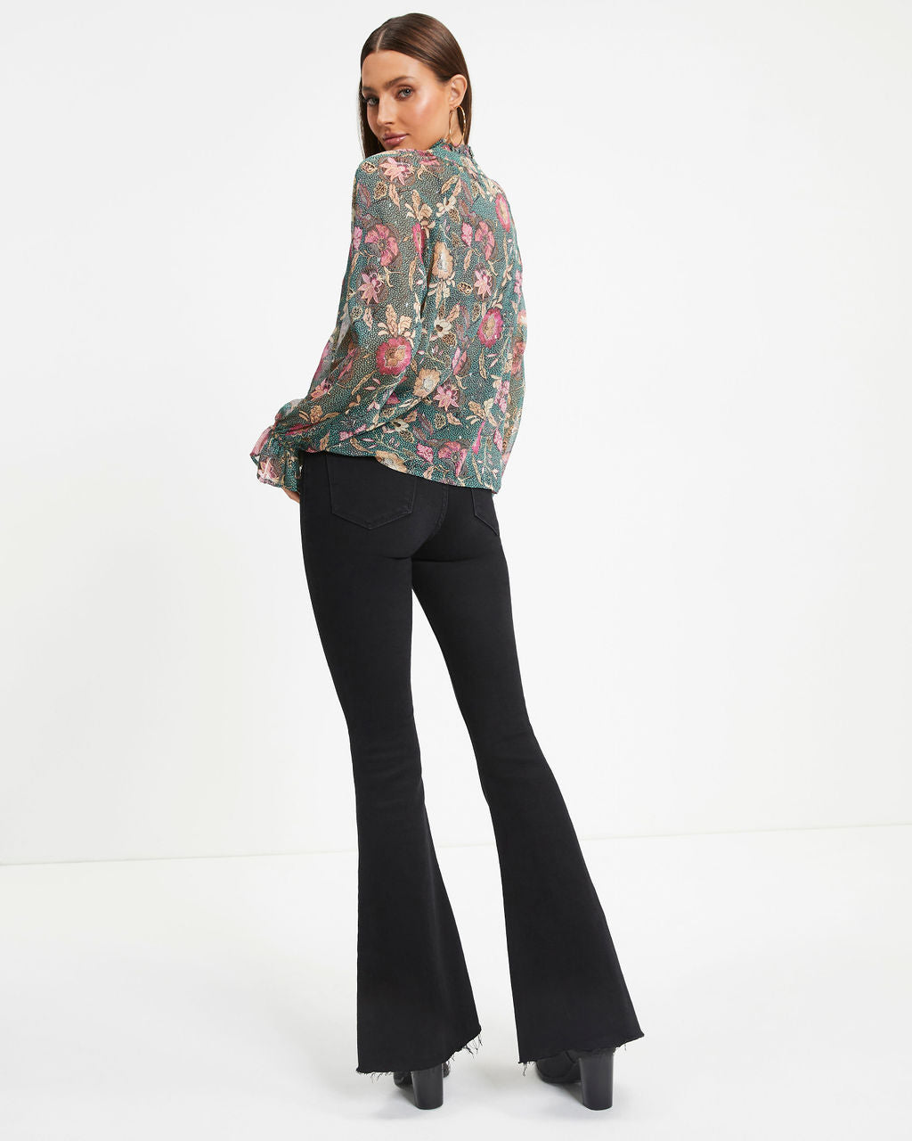 Sheena Floral Chiffon Top