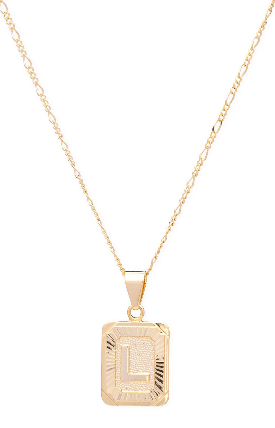 Bracha - Initial Card Necklace