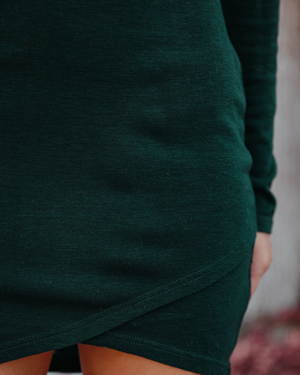 Americas Sweetheart Long Sleeve Dress - Hunter Green