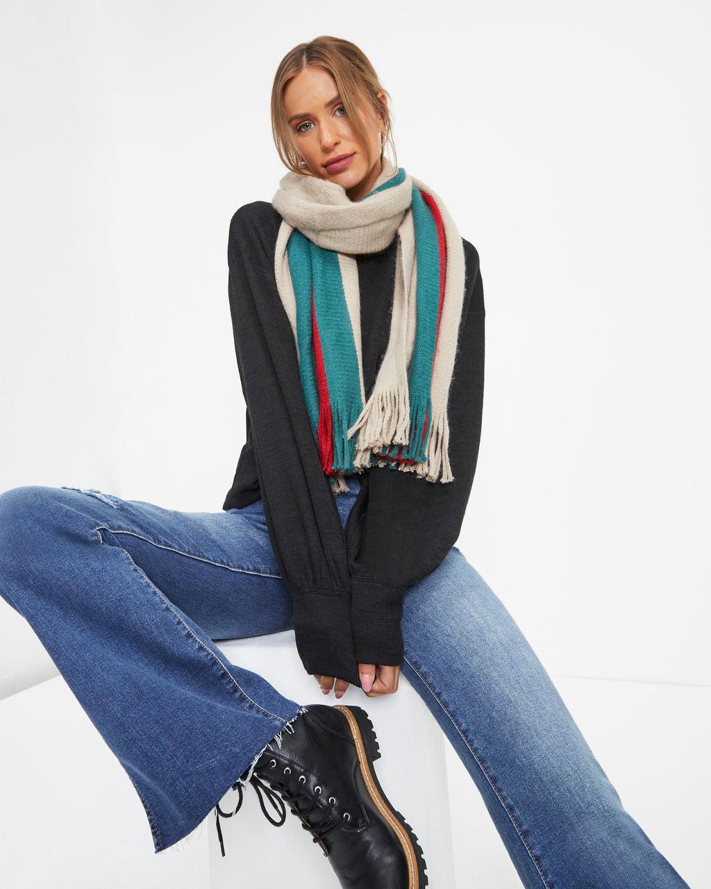 Regent Stripe Scarf - FINAL SALE