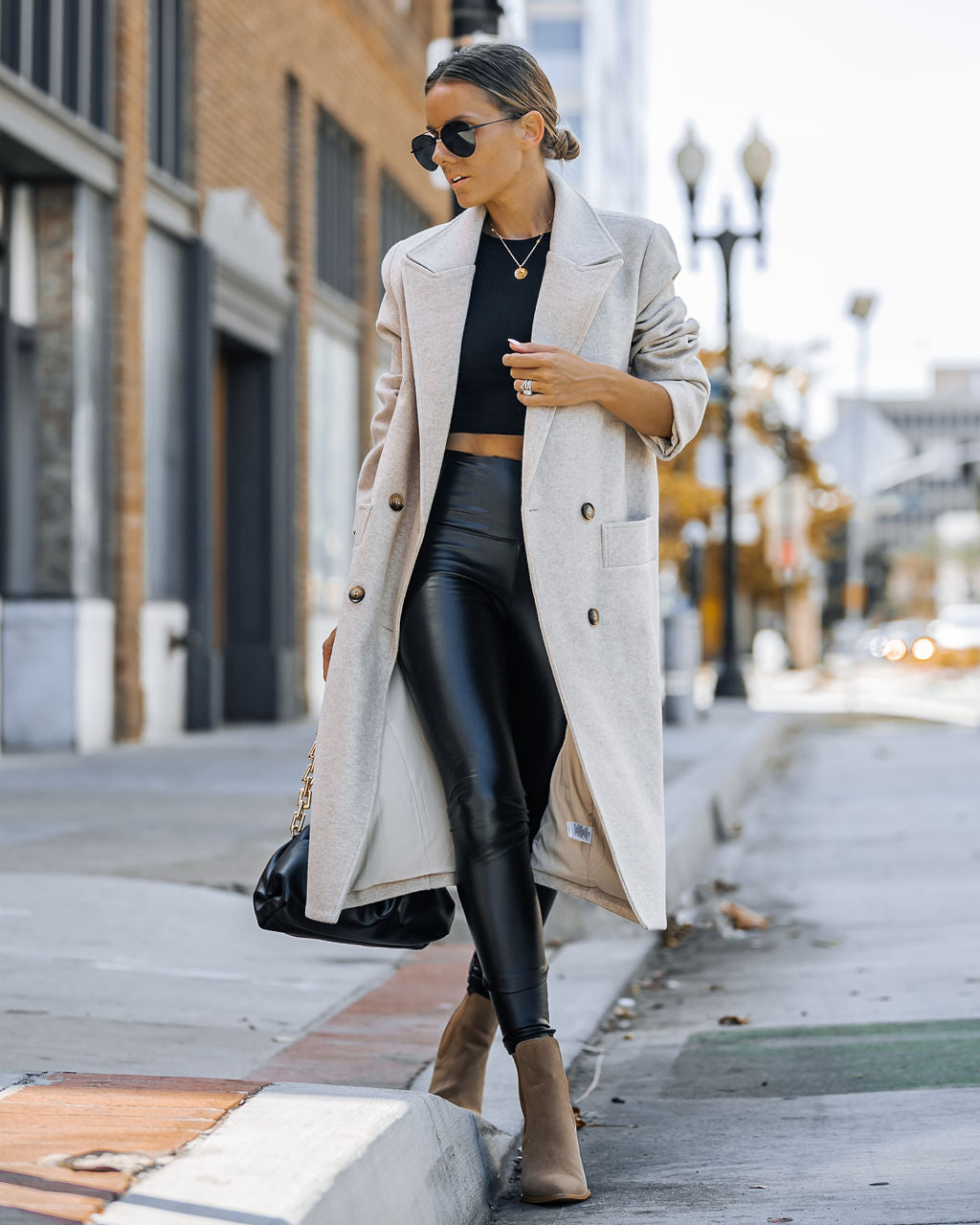 Autumn Necessities Pocketed Coat - Oatmeal