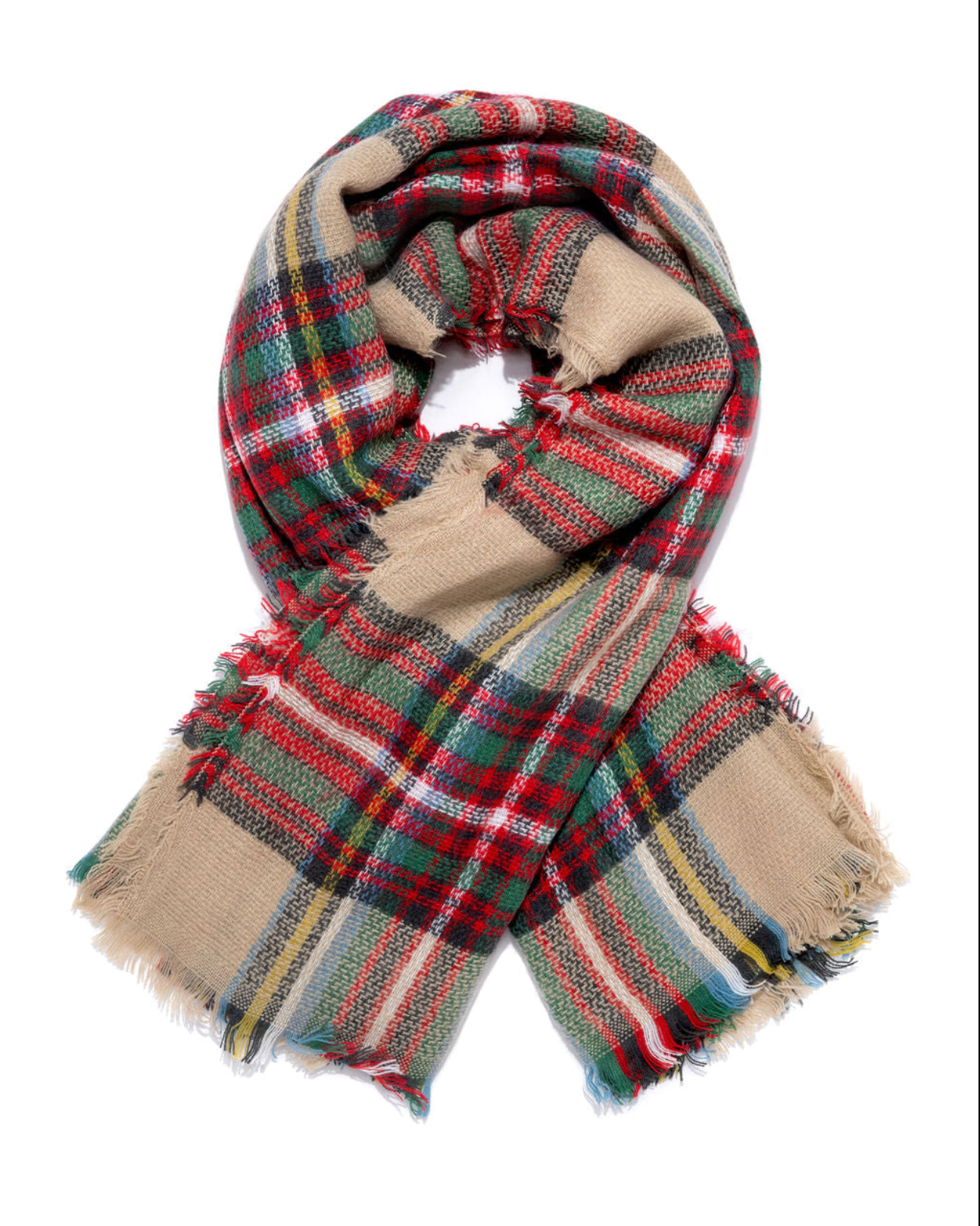 Ava Plaid Blanket Scarf