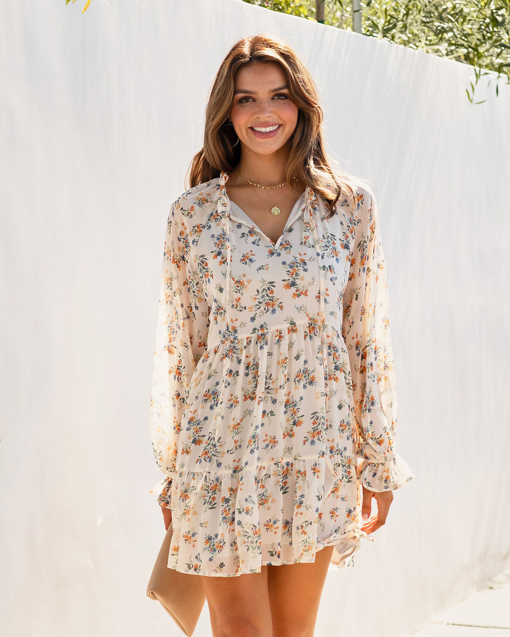 Eternal Bloom Floral Tiered Babydoll Dress - FINAL SALE