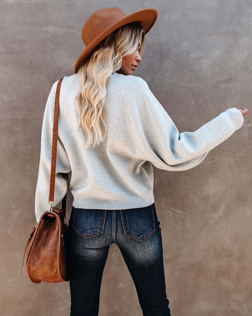 Campfire Knit Sweater - Heather Grey