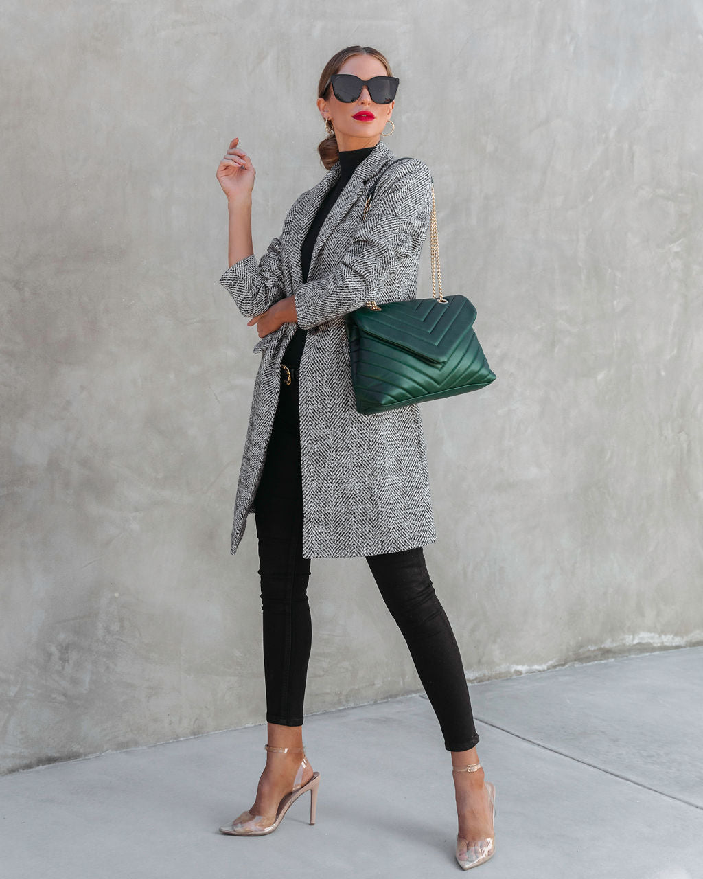 Work It Girl Pocketed Coat