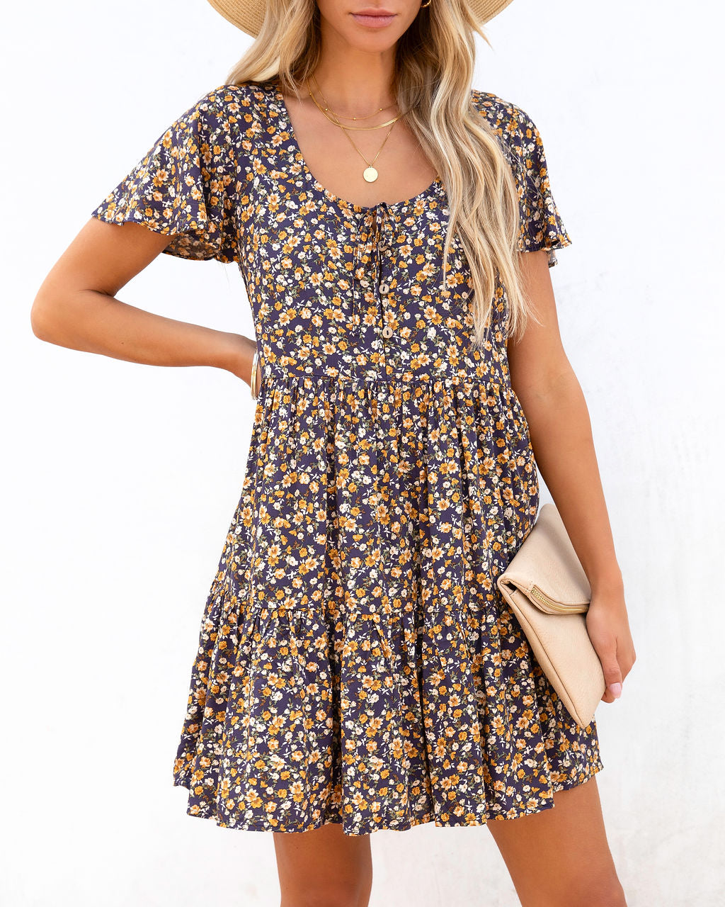 Wild Willow Floral Babydoll Dress - FINAL SALE