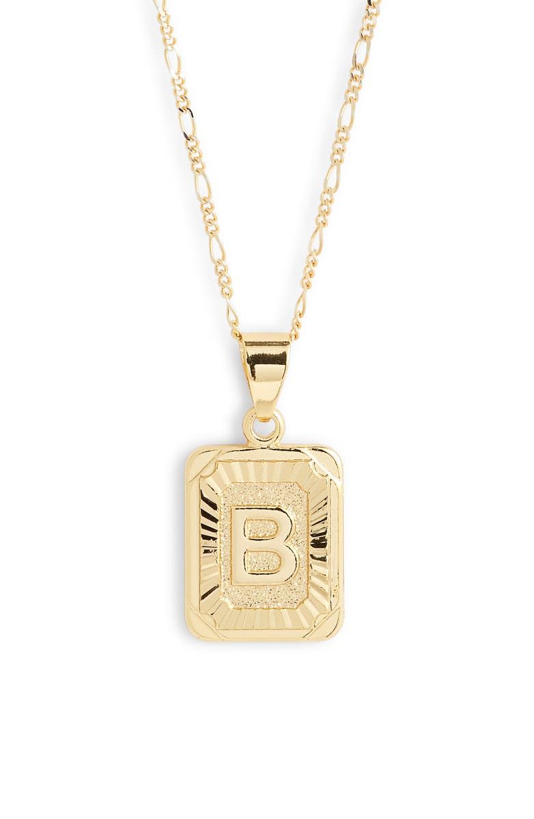 Bracha - Initial Card Necklace