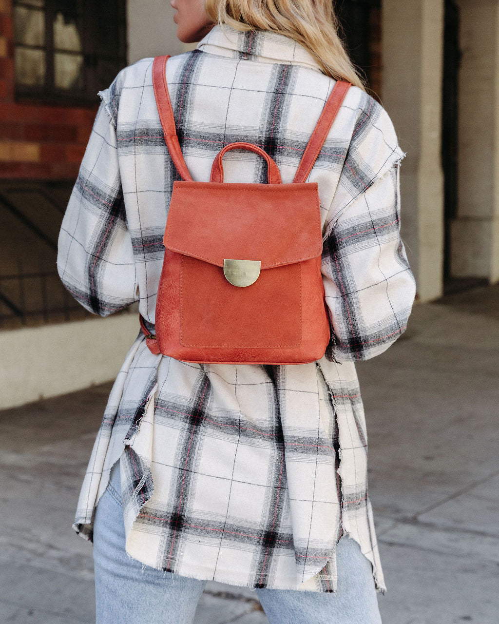 Claudette Crossbody Backpack - Cinnamon - SALE