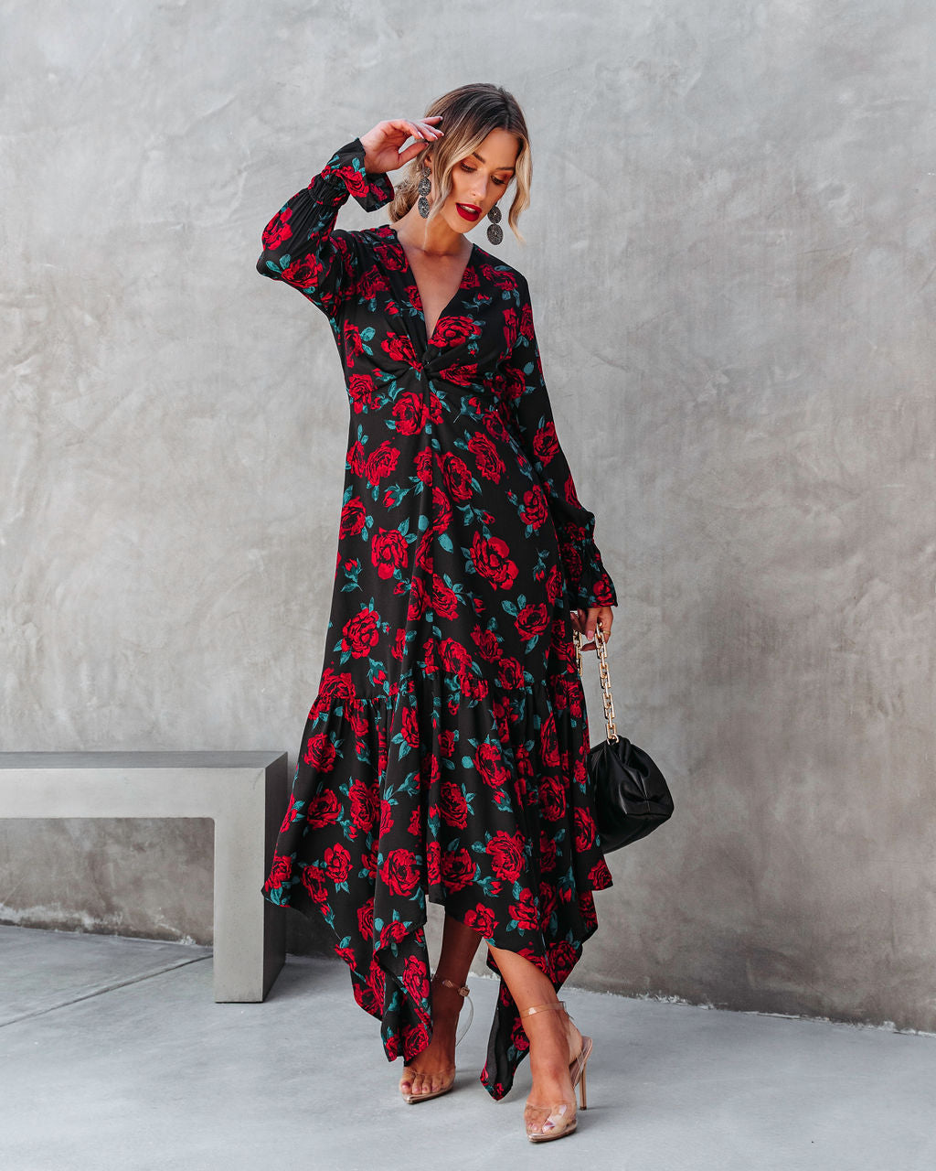 Fall In Love So Easily Floral Maxi Dress