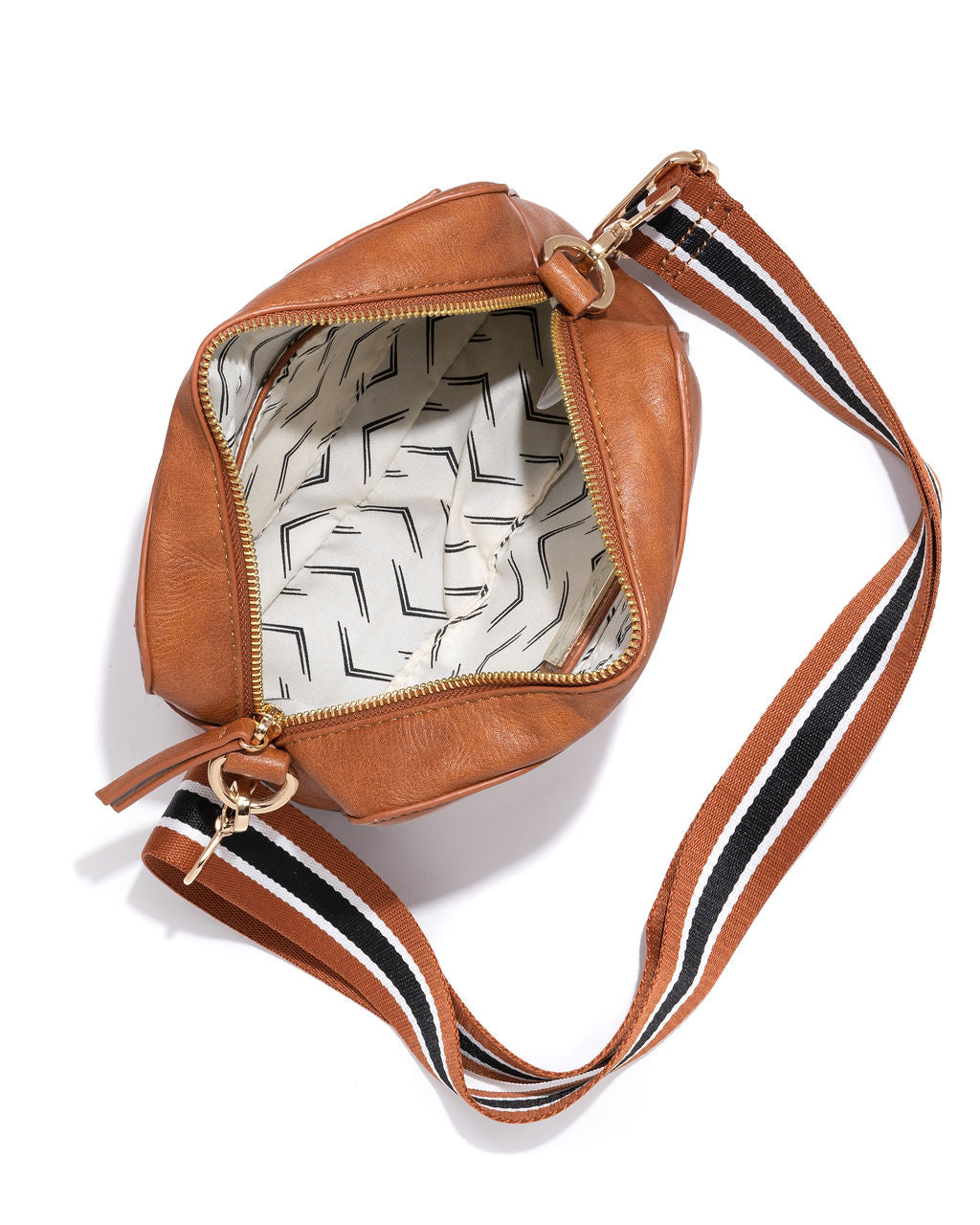 Skylie Crossbody Camera Bag - Tan