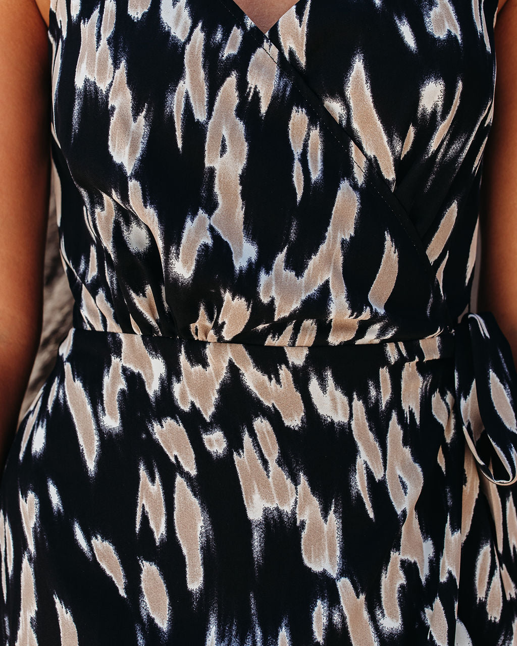 Can I Have This Dance Printed Wrap Maxi Dress - SALE