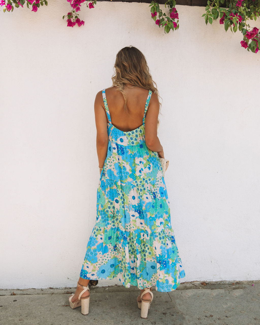 Floral Serenity Pocketed Maxi Dress - FINAL SALE