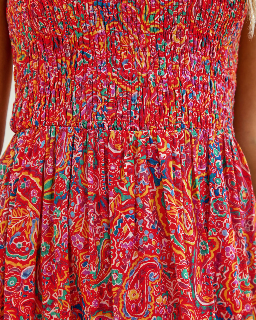 Presotto Printed Smocked Maxi Dress - FINAL SALE