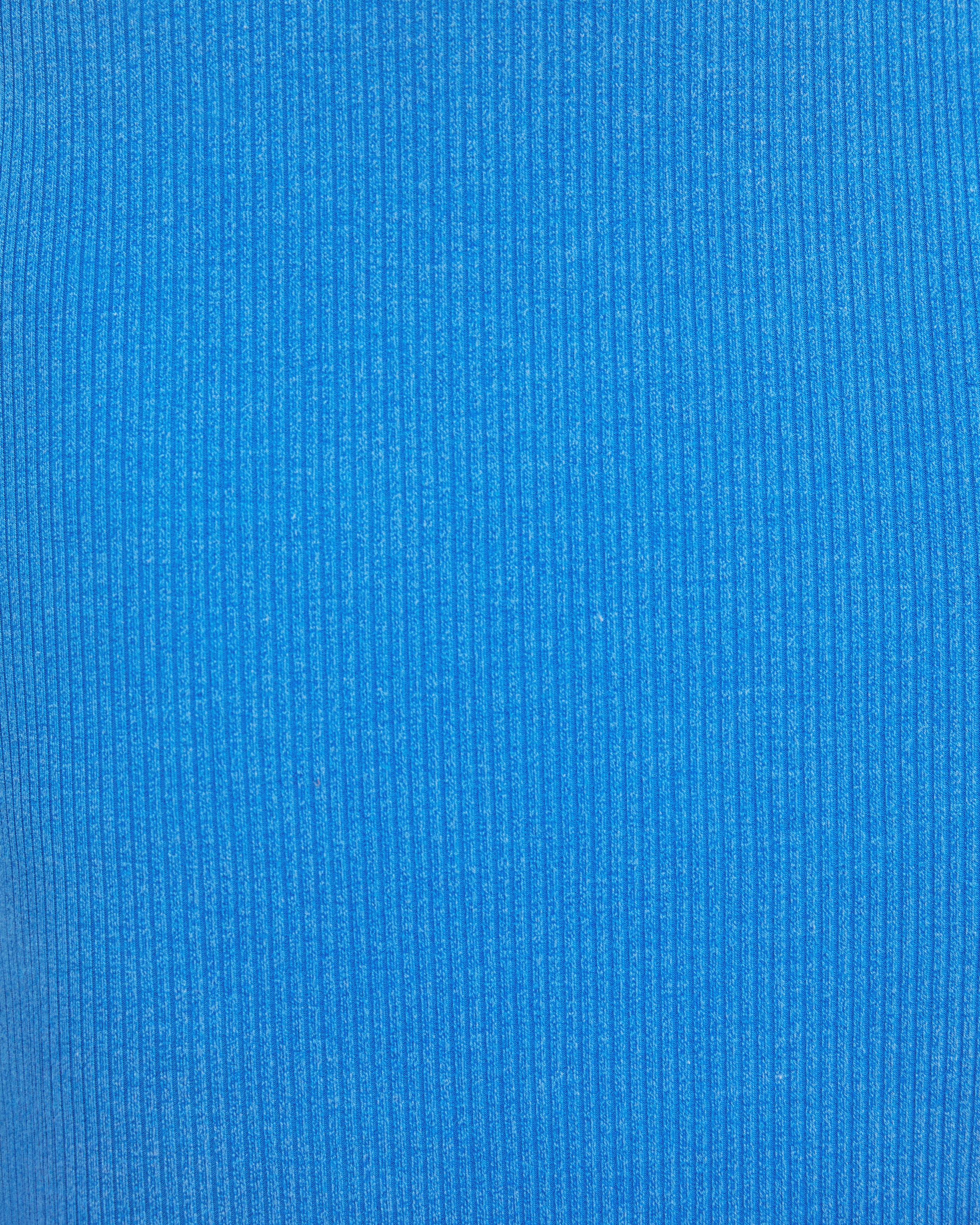 Tempting Ribbed Knit Midi Dress - Electric Blue - SALE