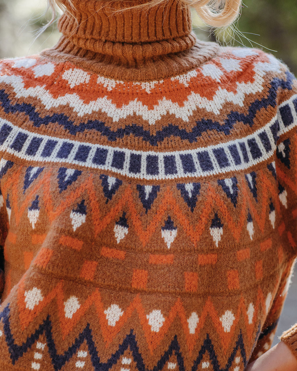 Creative Boost Turtleneck Knit Sweater