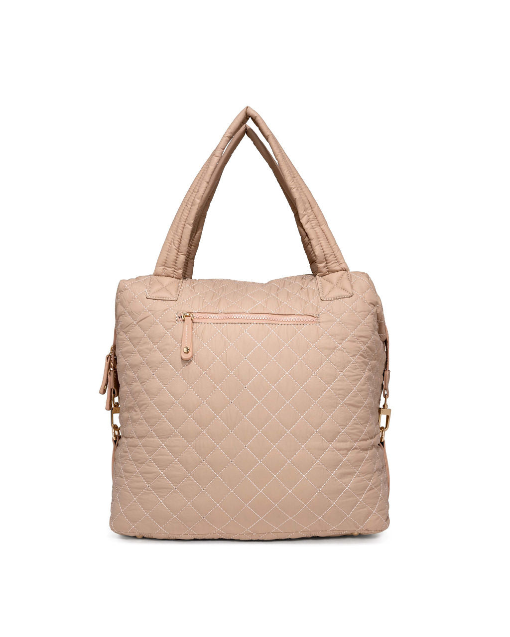 Wanderlust Quilted Weekender Bag - Nude