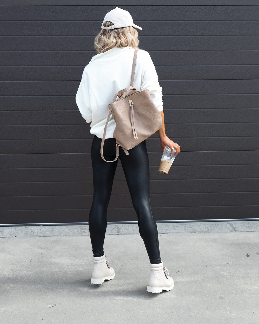 Corrine Pocketed Henley Pullover Sweater - Cream