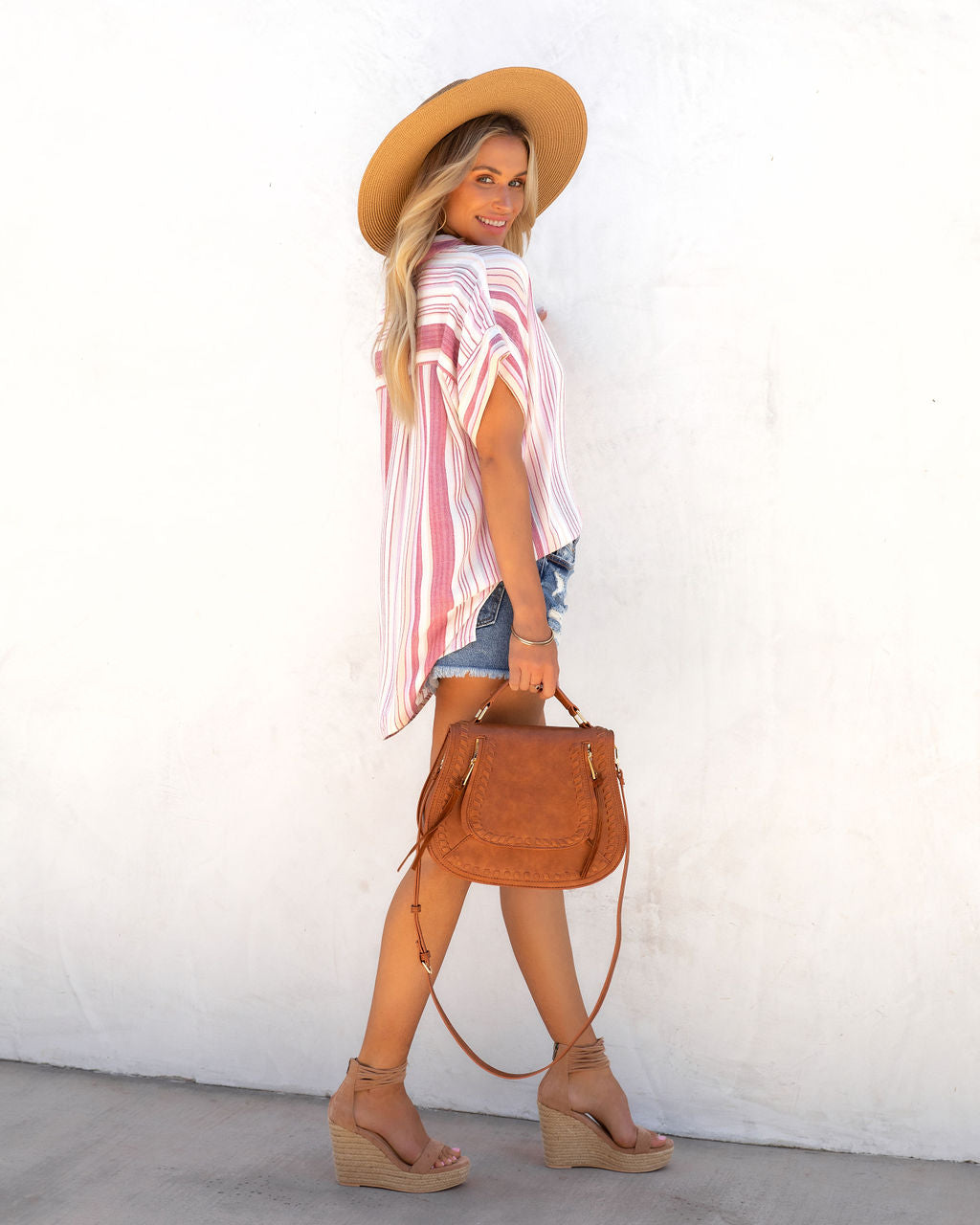 Rubio Striped Button Down Top - FINAL SALE