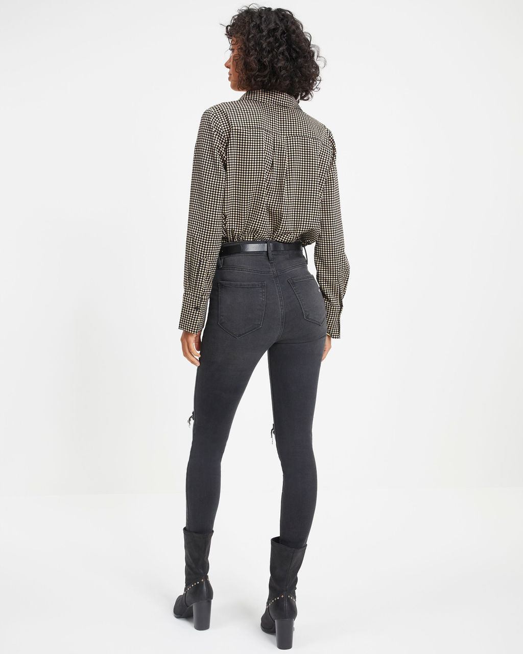 Beyond Your Imagination Printed Button Down Top